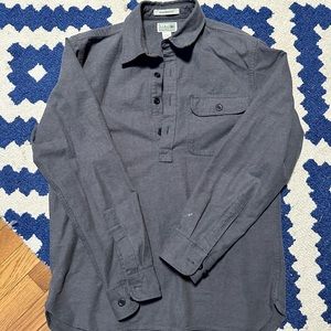 LL Bean Chamois Shirt Popover